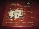 UK Decca LXT 5270 Brahms Sonatas Violin Ricci Katchen