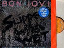 BON JOVI slippery when wet LP EX/EX- VERH 38 A2/B1 uk with lyric inner 1986