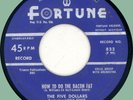 FIVE DOLLARS (w/ Little Eddie) How to Do the Bacon Fat 45rpm Fortune 1957