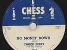 Chuck Berry No Money Down / The Downbound Train 78 V+ 1956 Rock Roll Chess 1615