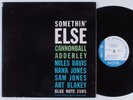 CANNONBALL ADDERLEY Somethin' Else BLUE NOTE 1595 LP mono 63rd