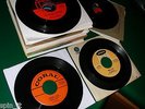 (  60  )  1960'S  45 RPM RECORDS /  ROCK N ROLL /  DOO  WOP    /  1950'S VOCALS