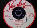 Wild Rockabilly Instro 2-Sider Promo 45 Rockin R's Hum Bug The Mix VEE-JAY HEAR