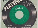 THE PLATTERS - SING FOR ONLY YOU (FEDERAL EP 378) RARE KILLER