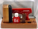 DISCWASHER: Zerostat, Gun, Tool w/ Wood Storage Box Vintage Vinyl Record Cleaner