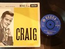 EP   CRAIG  DOUGLAS  DFE 6633  ANGLAIS  DE  1960   VG+ / VG+  TRES  RARE