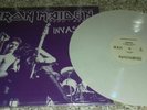 IRON MAIDEN-INVASION WHITE VINYL LP