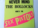 NEVER MIND THE BOLLOCKS SEX PISTOLS LP.VIRGIN RECORDS 1977.YELLOW/ORANGE VINYL.