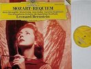 MOZART Requiem Bernstein live recording DG Digital 1989 LP 427353-1 NM/M