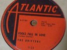 VERY RARE The Drifters 78 RPM - Fools Fall In Love - It Was a Tear - Atlantic