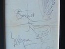 THE ROLLING STONES  AUTOGRAPHS / SIGNATURES   FULL SET  WITH BRIAN JONES  1964