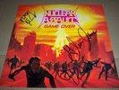 NUCLEAR ASSAULT Game Over - SIGNED + Inner - Under One Flag FLAG5, UK, 1986 - EX