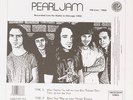 FM Live 1992  PEARL JAM Vinyl Record