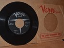 BILLIE HOLIDAY: STRANGE FRUIT & THESE FOOLISH THINGS; RARE VERVE 10181 LIVE 45