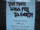 David Bowie The Man Who Fell To Earth AUTOGRAPHED AUTHORS 13/20 RARE Book