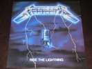Metallica rare '84 UK 1st press LP Ride The Lightning on MFM mint- **