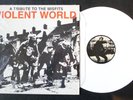 VIOLENT WORLD A Tribute to the Misfits lp 1997 RARE WHITE VINYL PRESSING OF 250