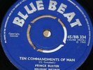 PRINCE BUSTER   TEN COMMANDMENTS b/w STING LIKE A BEE   UK BLUE BEAT SKA 7