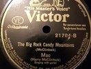 Harry McClintock Victor 21704 78 rpm Big Rock Candy Mountain Cowboy Country