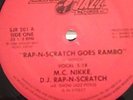 NIKKI RAP N SCRATCH- GOES RAMBO  RARE RANDOM