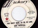Northern Soul Original - Gail Wynters - You Don't Have To Be In Love -  Listen