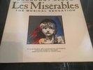 Les Miserables Broadway Cast 1986 Double LP Vinyl w/ Insert GHS 24151