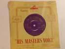 RARE Elvis Presley UK HMV Heartbreak Hotel 45 single from the 1950s.