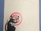 Banksy Dirty Funker Radar Rat Sleeve / Grey Sleeve With Red Detail