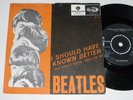Very rare The Beatles single 45 I Should have Known Better Sweden VG+/VG+
