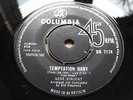 GENE VINCENT - TEMPTATION BABY RARE 1963 COLUMBIA 45 JOE MEEK EX-