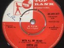 Curtis Lee With All My Heart / Pure Love 7