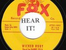 Danny Zella KILLER ROCKABILLY 45 (Fox 10057) Wicked Ruby/Black Saxs  VG++