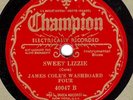 78 rpm – James Cole's Washboard Four – Runnin' Wild – Champion 40047