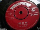 Beatles Love Me Do.Orig UK Parlophone  1962 red label 7inch 45