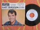 ELVIS PRESLEY (Such An) Easy Question 45 rpm WHITE LABEL PROMO w/ PICTURE SLEEVE