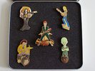 David Bowie Ziggy Stardust badges/pin set designed & signed by George Underwood