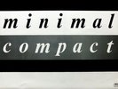 MINIMAL COMPACT - Tourplakat - 80er - Tourposter - Concert