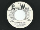 Northern Soul Tony Michaels 'I Love The Life I Live' Golden World DJ 45 VG
