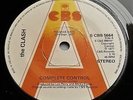 The Clash - Complete Control UK CBS 1977 Promotional 7