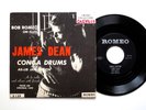 JAMES DEAN conga drums 45 - nice VG+/VG++ orig BOB ROMEO beatnik jazz PS jam
