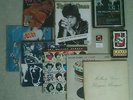 Vintage Rolling Stones Memorabilia Lot - Vinyl Records Magazine Program VHS