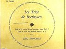 DISCOPHILES FRANCAIS STEREO Beethoven TRIO HONGROIS 740.003