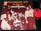 FELA RANSOM-KUTI AND THE AFRICA'70 & GINGER BAKER Live / LP 1971 HÖR ZU SHZE 342