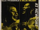 ELLA FITZGERALD, BILLIE HOLIDAY: At Newport UK COLUMBIA Clef Series LP Orig NM-