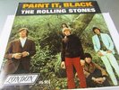 THE ROLLING STONES LONDON LBL PAINT IT,BLACK /STUPID GIRL PIC SLEEVE & 45