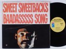 SWEET SWEETBACK'S BAADASSSSS SONG OST Melvin Van Peebles STAX LP NM gatefold