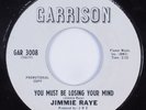 Northern Soul 45 JIMMIE RAYE You Must Be Losing Your Mind GARRISON promo HEAR