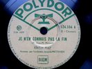 0195/ EDITH PIAF-C´est lui que mon coeur choisi-Je n´en connais la fin-Schellack