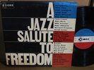 Jazz Salute To Freedom 2LP VG+ SIGNED BY DINAH WASHINGTON LOOK  miles davis