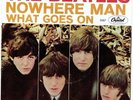 Beatles Nowhere Man Capitol 5587 with PS  Record grades a VG+ to a NM-